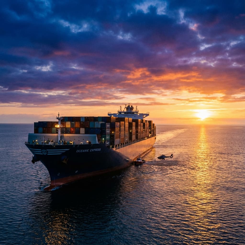 Cargo Ship Background